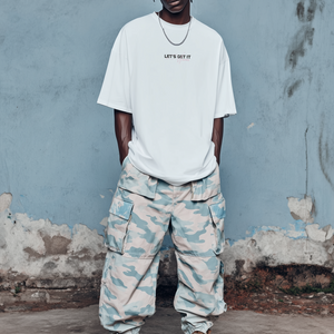 WBG X MADE // ROSE CAMOUFLAGE APE WHITE TEE