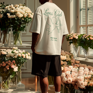 CUPID - OFF-WHITE AND GREEN TEE