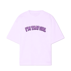 NENNY x MADE | I'M THAT GIRL T-SHIRT LILÁS