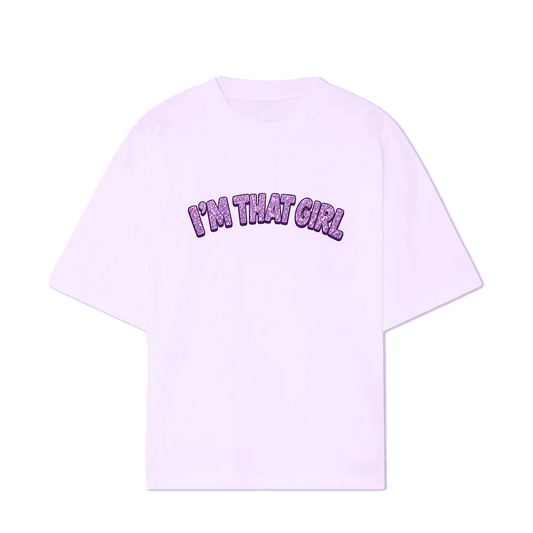 NENNY x MADE | I'M THAT GIRL T-SHIRT LILÁS