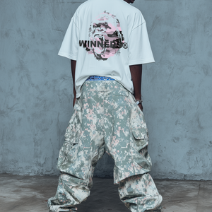 WBG X MADE // ROSE CAMOUFLAGE APE WHITE TEE