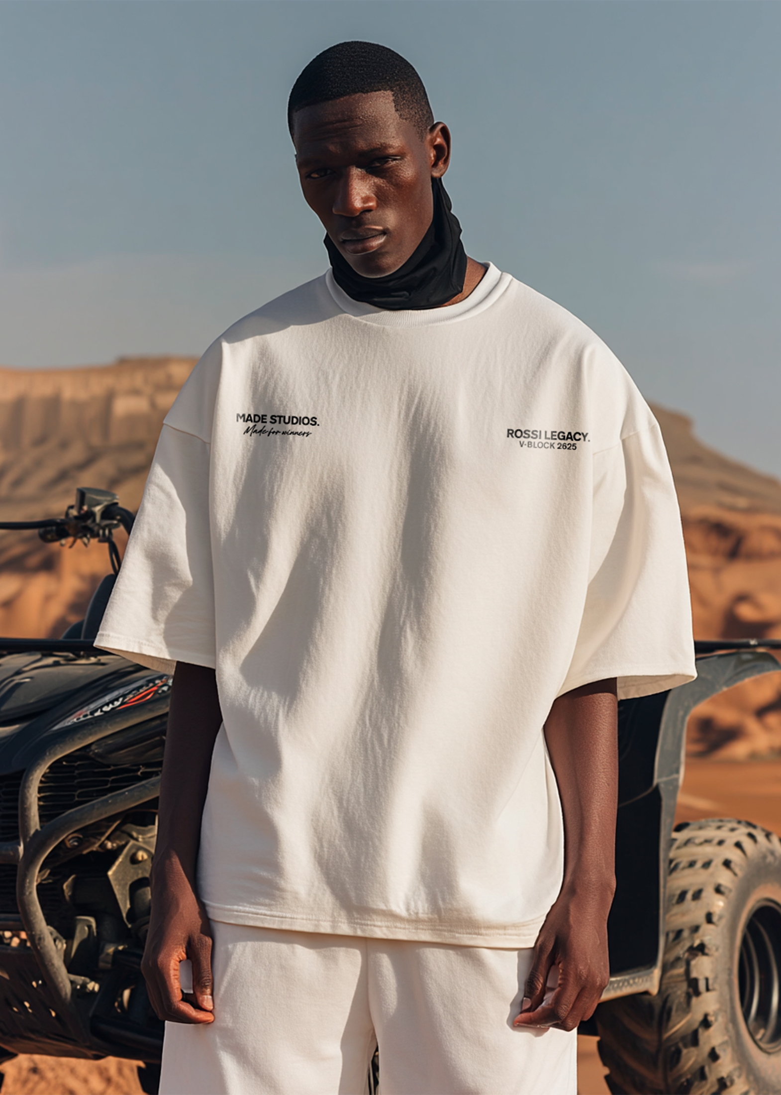 WBG X MADE® LA BELLA MAFIA OFF-WHITE TEE