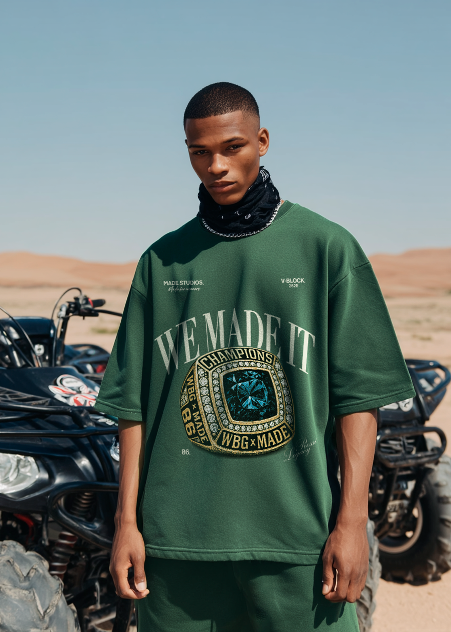WBG X MADE® WE MADE IT GREEN TEE
