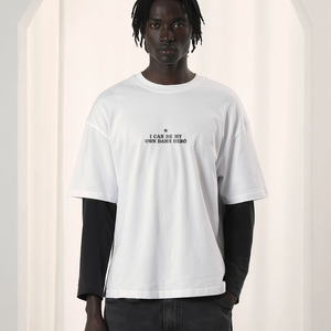 NENNY x MADE | I CAN ME MY OWN HERO T-SHIRT BRANCA