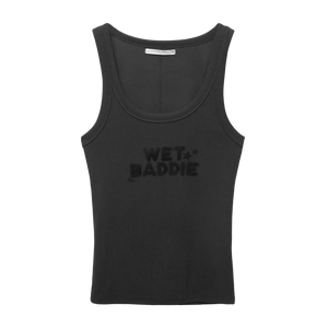 WBG X MADE® WET BADDIE BLACK BABY TEE