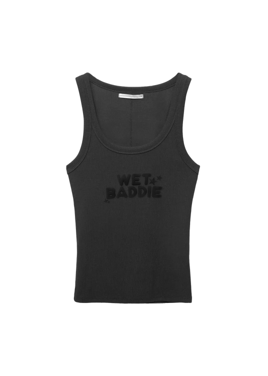 WBG X MADE® WET BADDIE BLACK BABY TEE