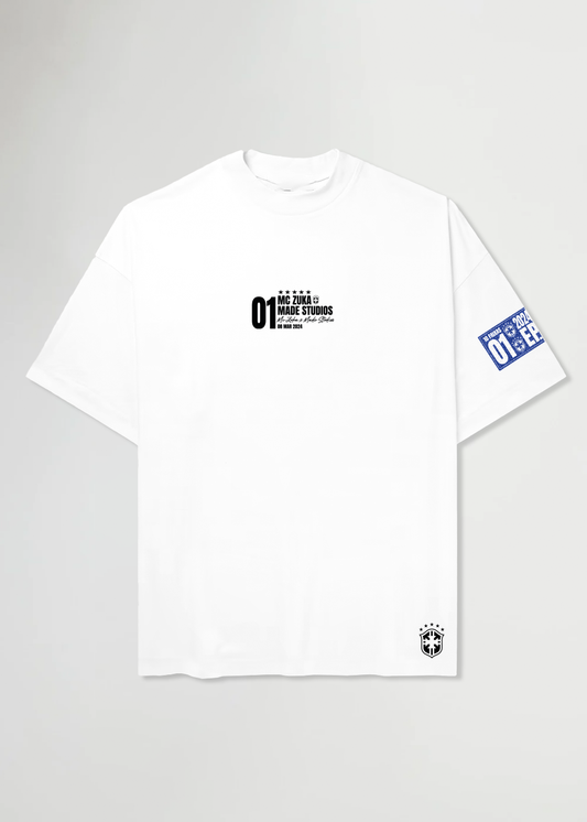 MADE STUDIOS X MC ZUKA® PREMIUM WHITE BRASIL TEE