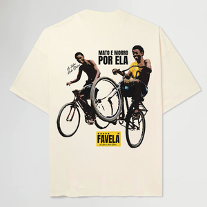 MADE STUDIOS X MC ZUKA® PREMIUM BEIGE FAVELA TEE