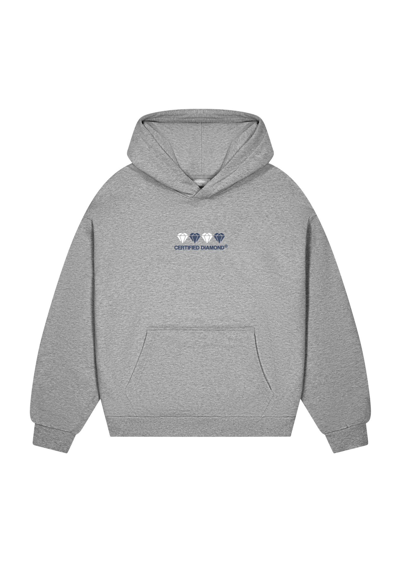 WBG X MADE // CERTIFIED DIAMOND GREY HOODIE