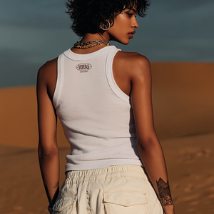 WBG X MADE® WET BADDIE BEIGE BABY TEE