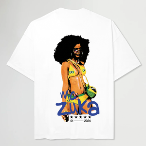 MADE STUDIOS X MC ZUKA® PREMIUM WHITE BRASIL TEE