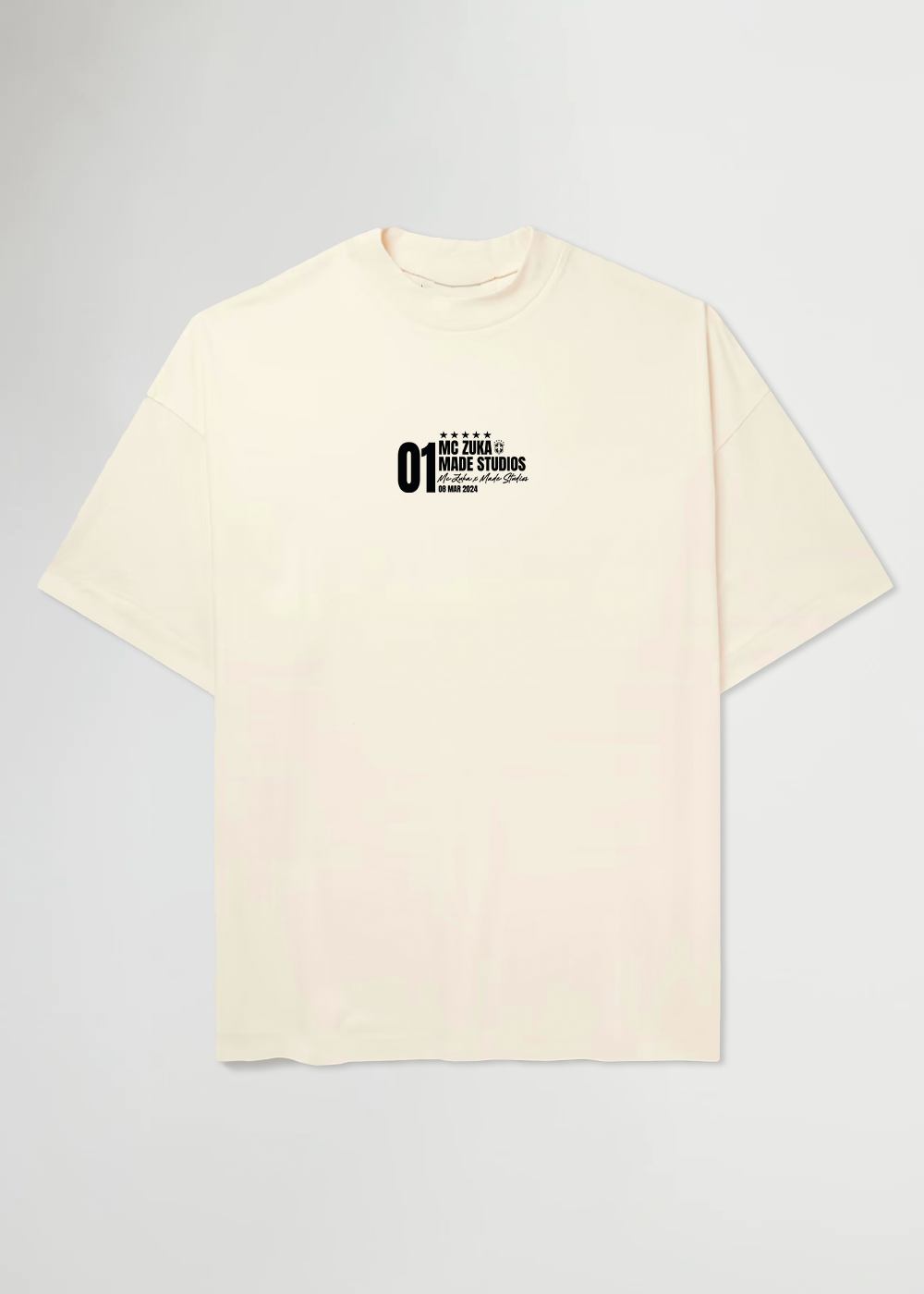 MADE STUDIOS X MC ZUKA® PREMIUM BEIGE FAVELA TEE