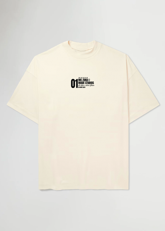 MADE STUDIOS X MC ZUKA® PREMIUM BEIGE FAVELA TEE
