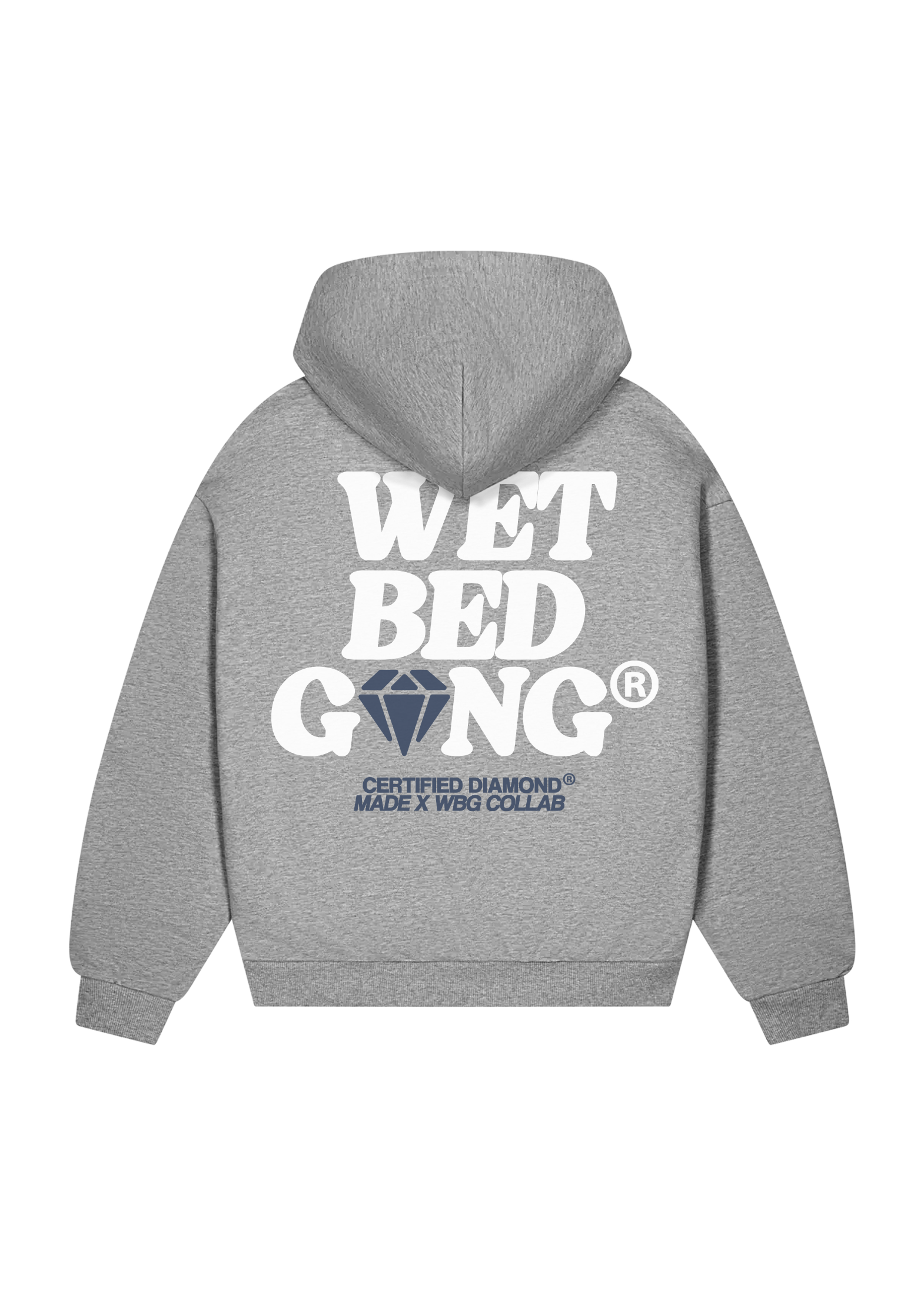 WBG X MADE // CERTIFIED DIAMOND GREY HOODIE