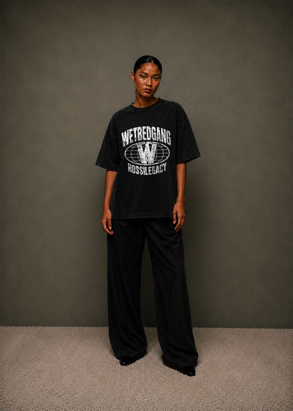WBG x MADE | WETBEDGANG BLACK ACID TEE