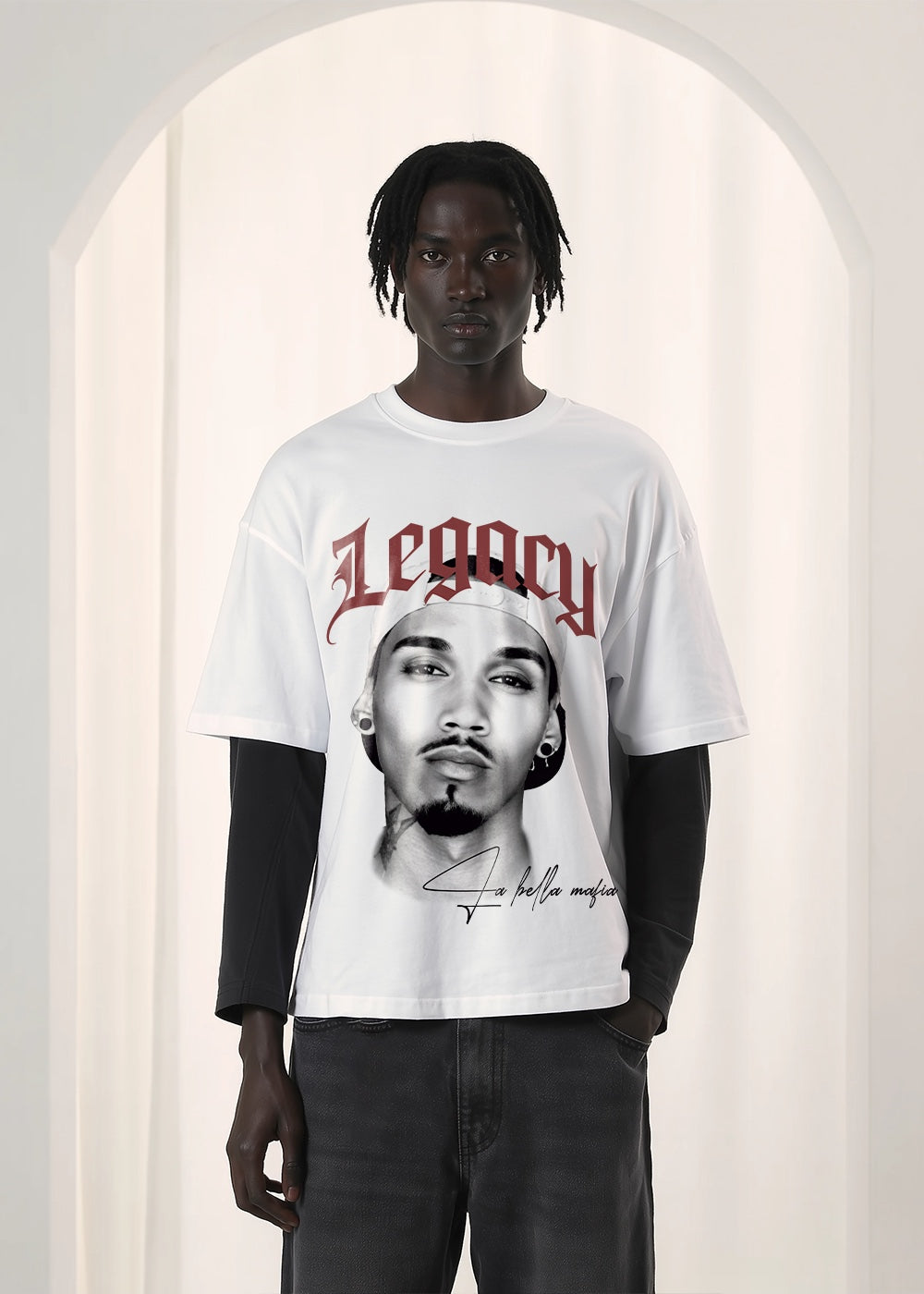 WBG x MADE | ROSSI LEGACY WHITE TEE