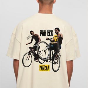 MADE STUDIOS X MC ZUKA® PREMIUM BEIGE FAVELA TEE