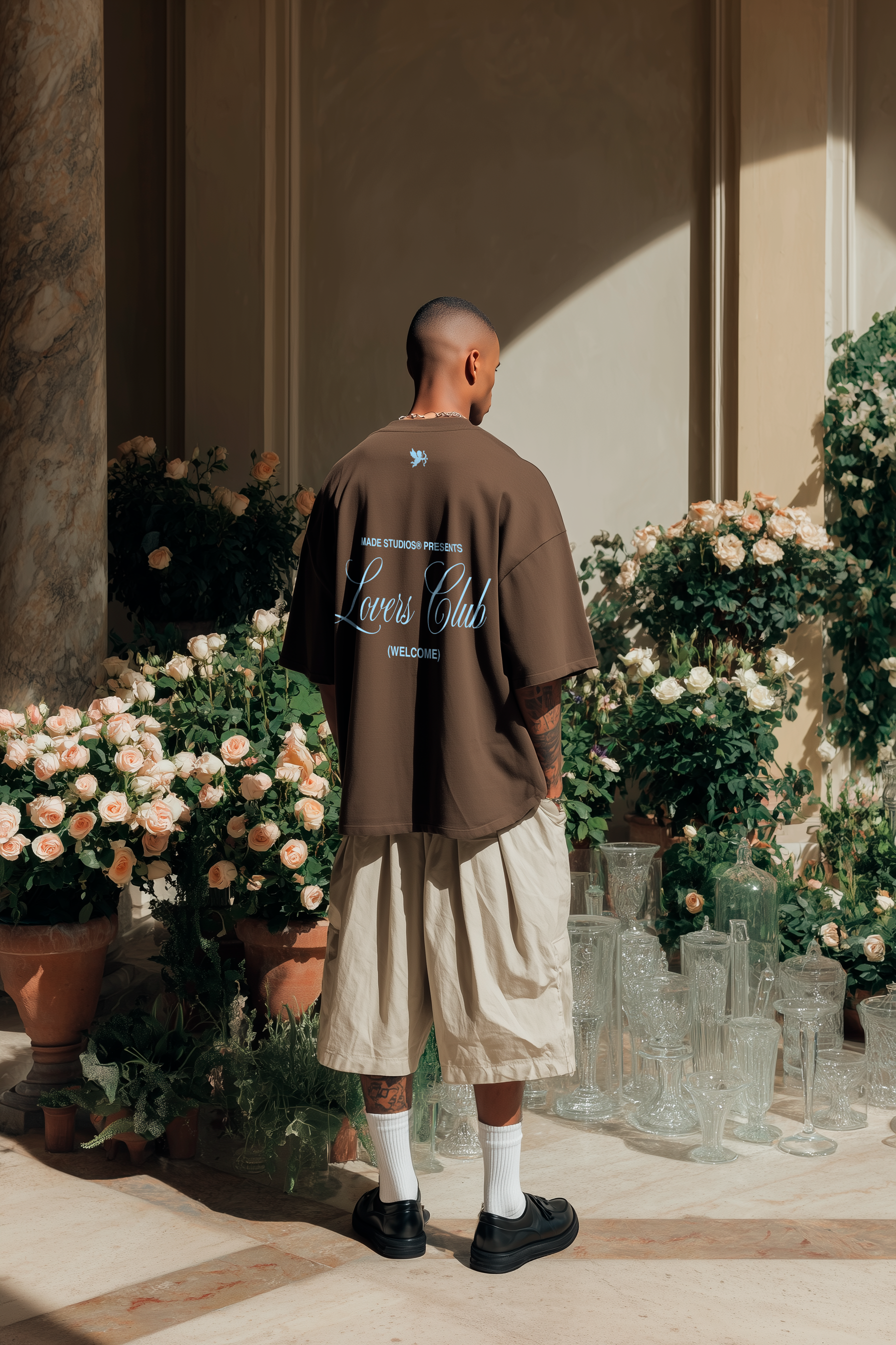 LOVERS CLUB - BROWN TEE