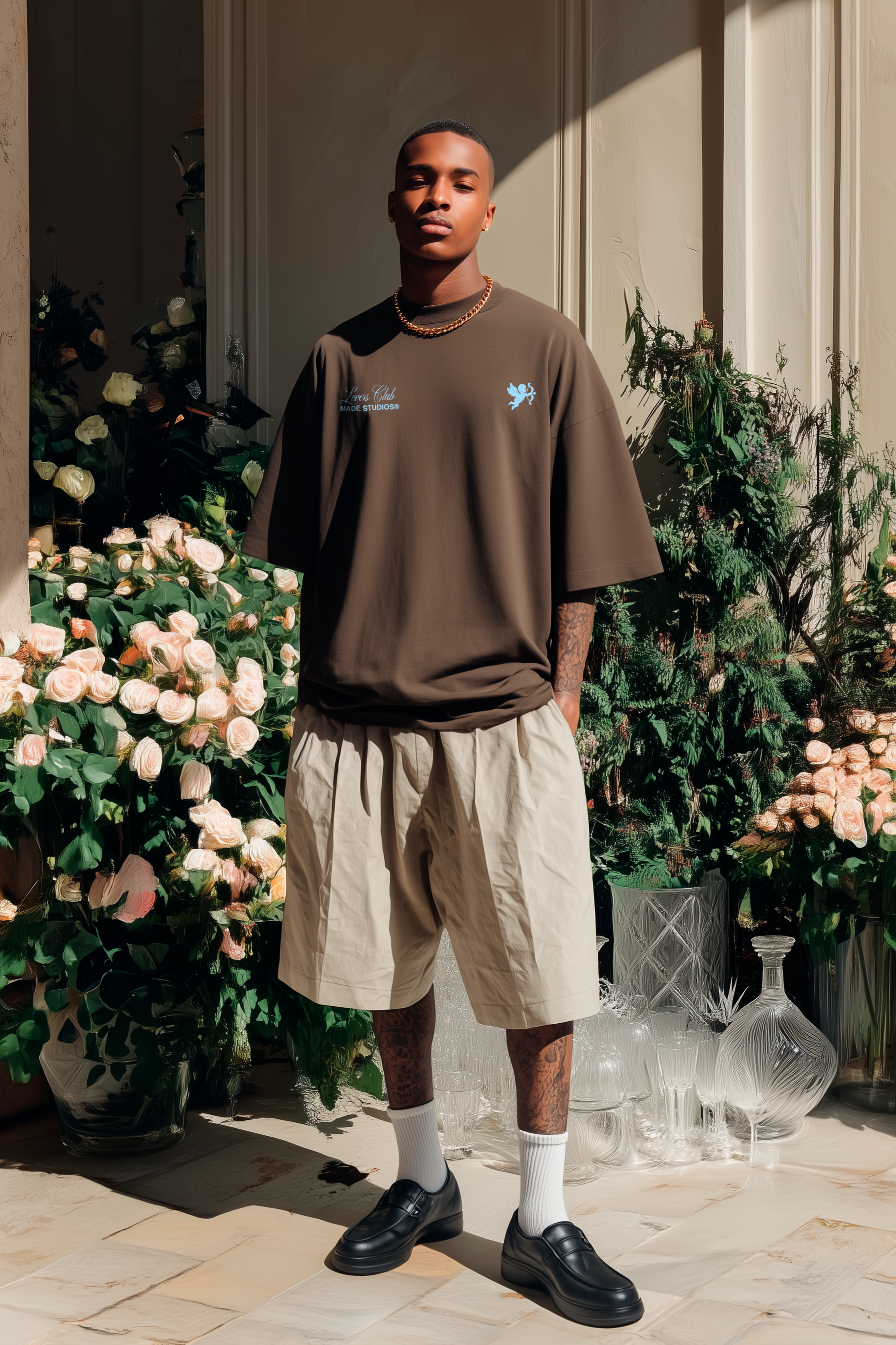 LOVERS CLUB - BROWN TEE