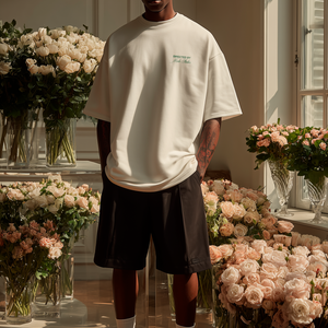 CUPID - OFF-WHITE AND GREEN TEE