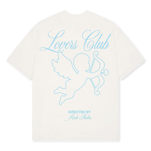 CUPID - OFF-WHITE AND BLUE TEE