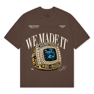 WBG X MADE® WE MADE IT BROWN TEE