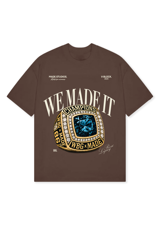 WBG X MADE® WE MADE IT BROWN TEE