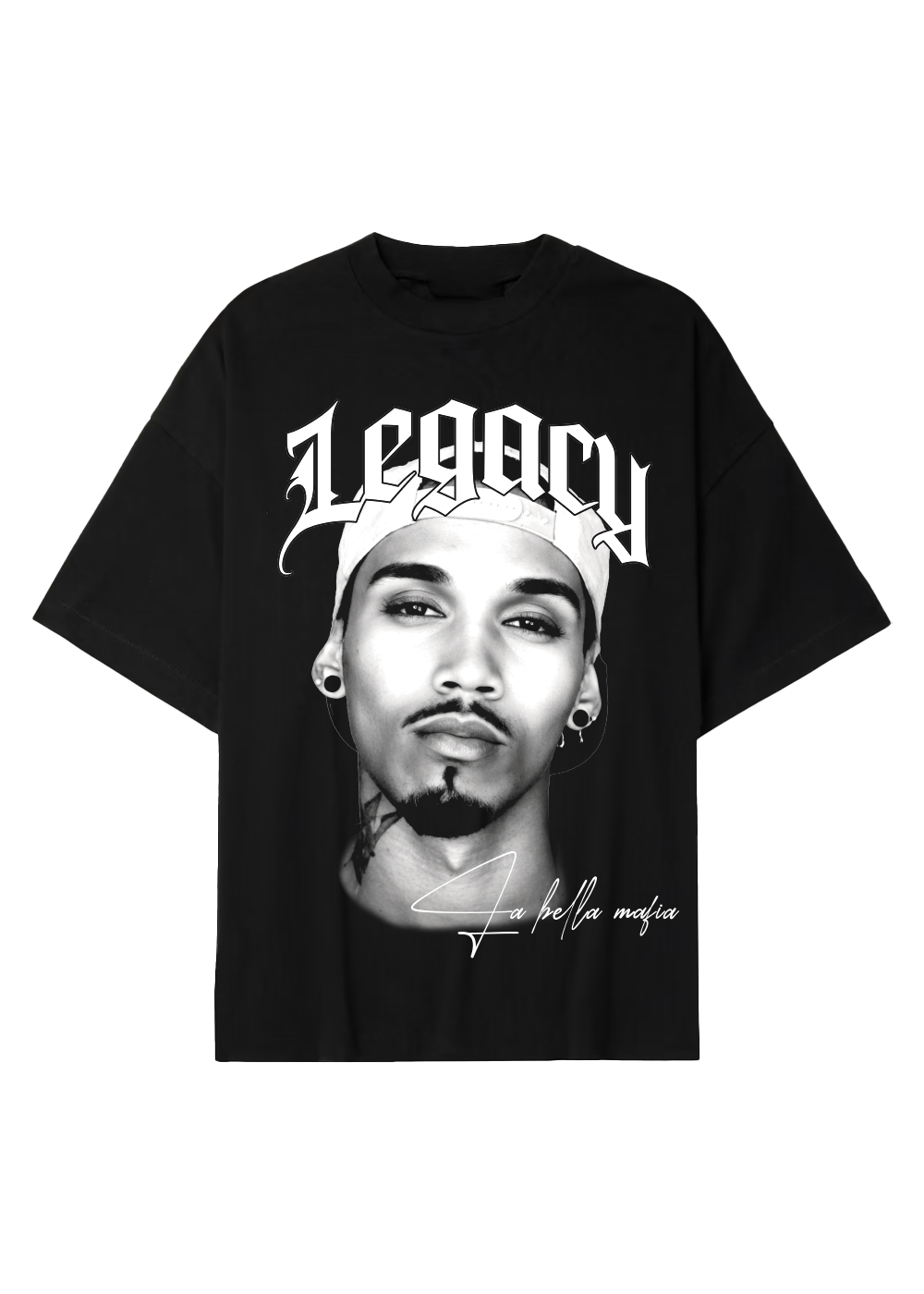 WBG x MADE | ROSSI LEGACY BLACK TEE
