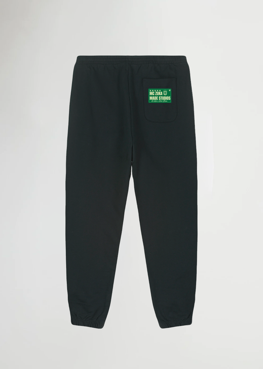 MADE STUDIOS X MC ZUKA® PREMIUM BLACK SWEATPANTS