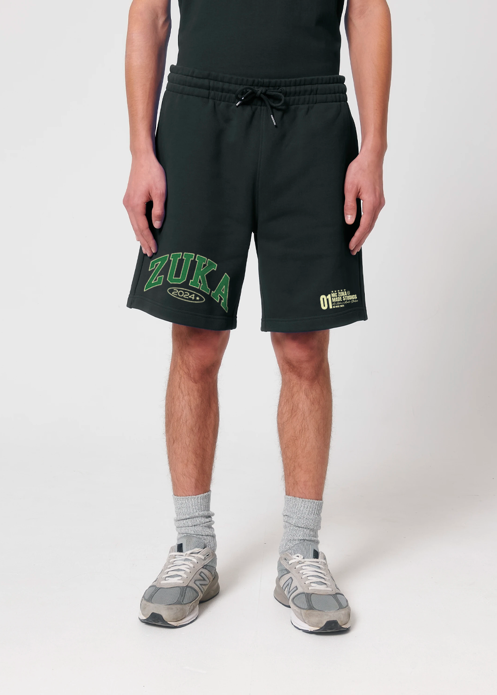 MADE STUDIOS X MC ZUKA® PREMIUM BLACK SHORTS