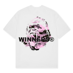 WBG X MADE // ROSE CAMOUFLAGE APE WHITE TEE
