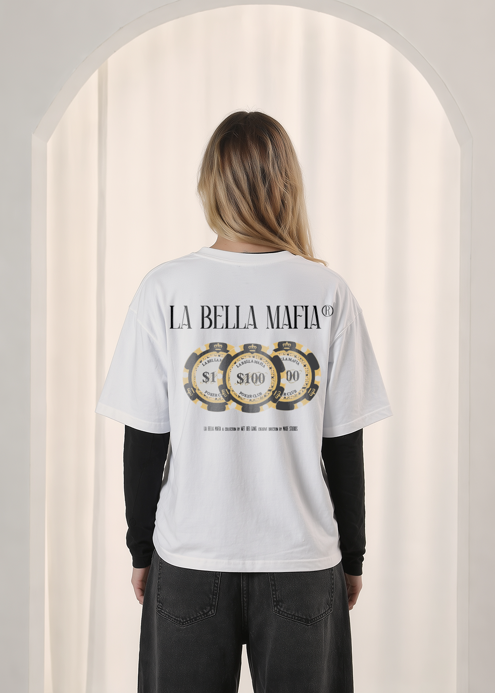 WBG x MADE | LA BELLA MAFIA WHITE TEE