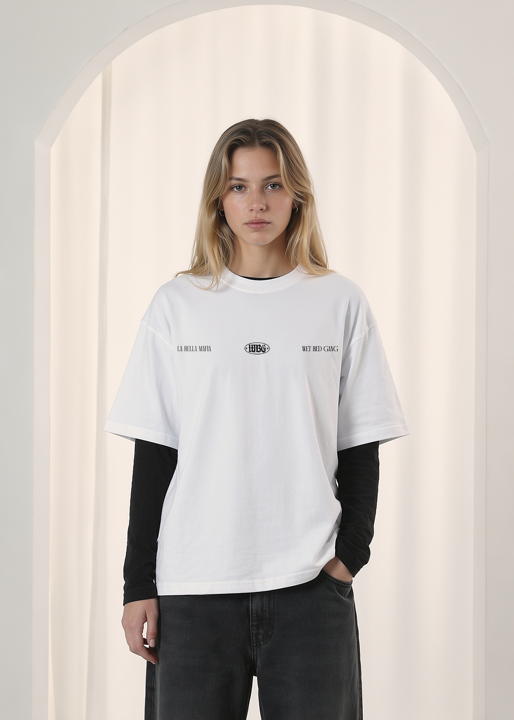 WBG x MADE | LA BELLA MAFIA WHITE TEE