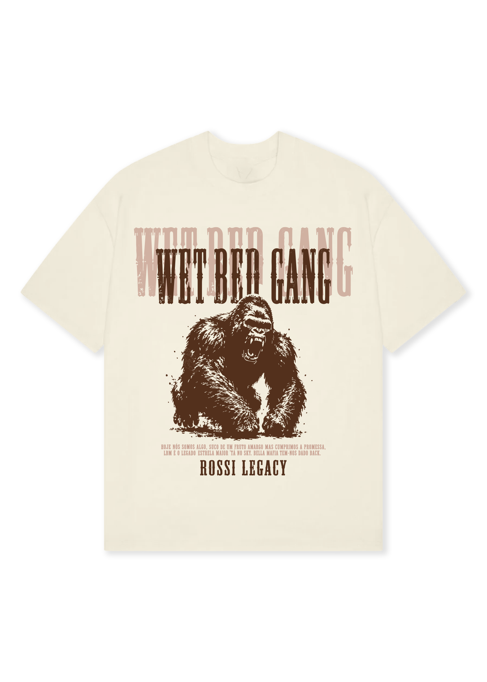 WBG x MADE | ROSSI LEGACY BEIGE TEE