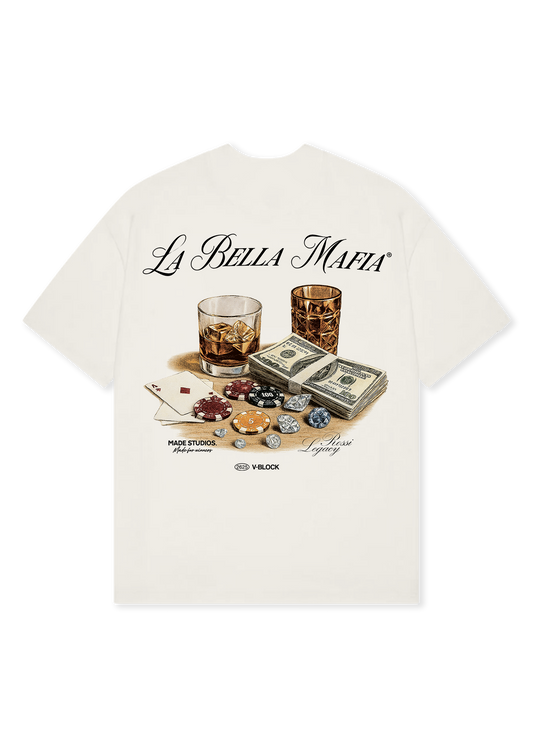 WBG X MADE® LA BELLA MAFIA OFF-WHITE TEE