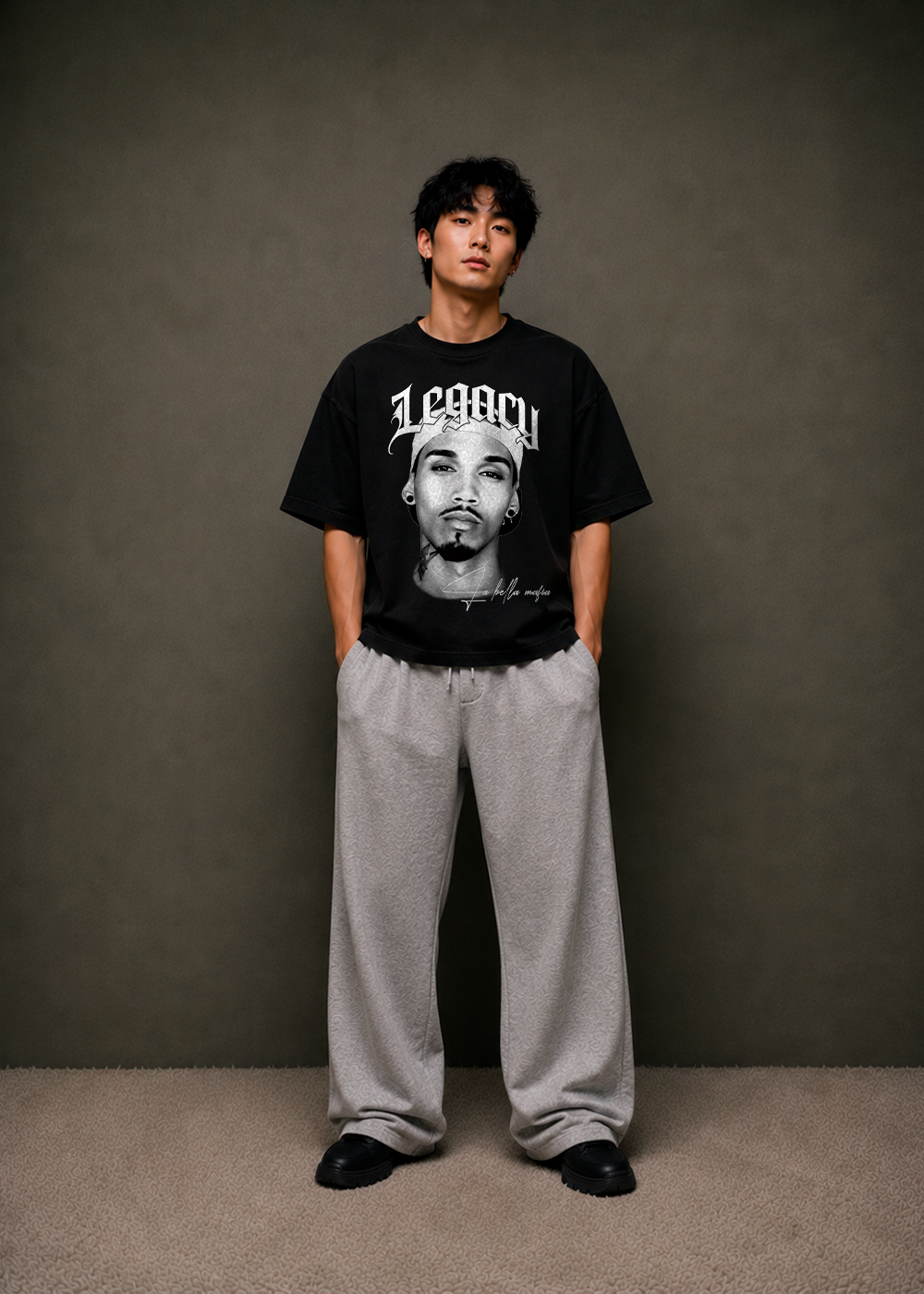 WBG x MADE | ROSSI LEGACY BLACK TEE