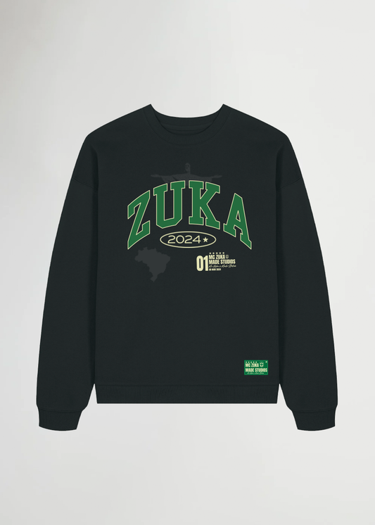 MADE STUDIOS X MC ZUKA® PREMIUM BLACK SWEATSHIRT